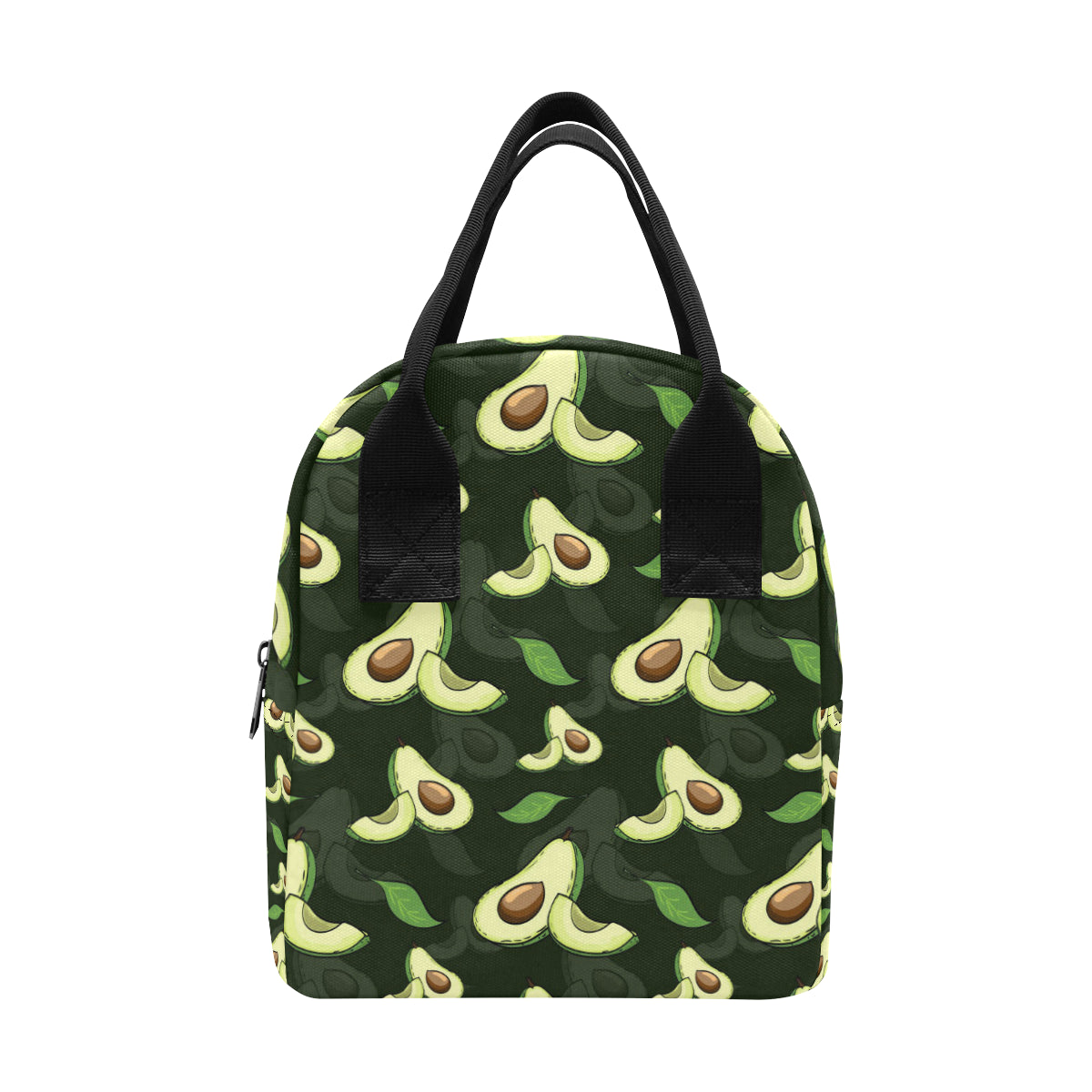 Avocado Pattern Print Design AC07 Insulated Lunch Bag
