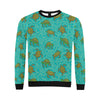 Sea Turtle Pattern Print Design T010 Men Long Sleeve Sweatshirt