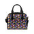 Bowling Pattern Print Design 02 Shoulder Handbag