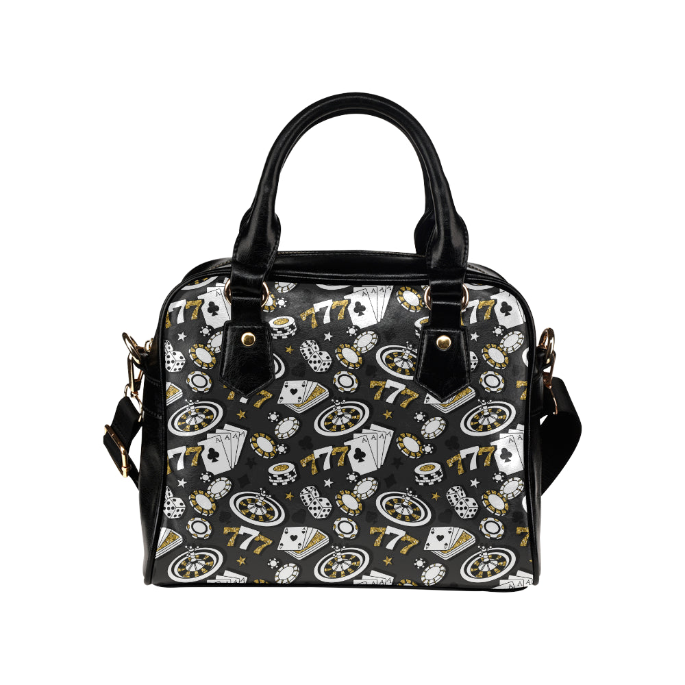 Casino Pattern Print Design 05 Shoulder Handbag