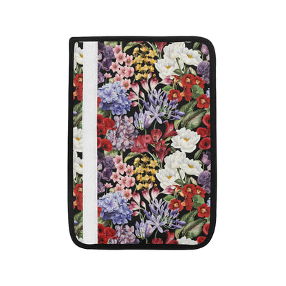 Summer Floral Pattern Print Design SF04 Car Seat Belt Cover