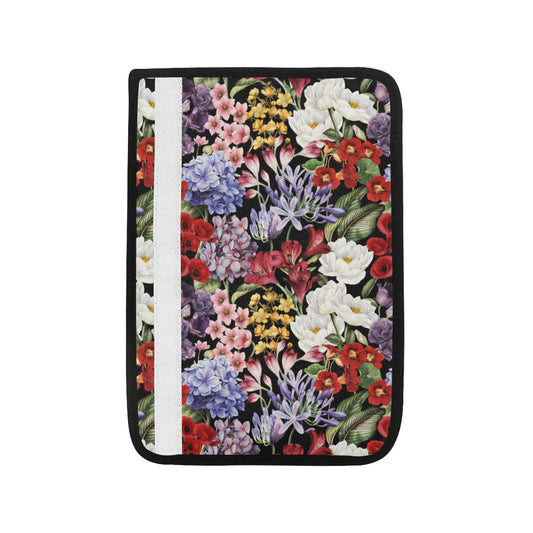 Summer Floral Pattern Print Design SF04 Car Seat Belt Cover