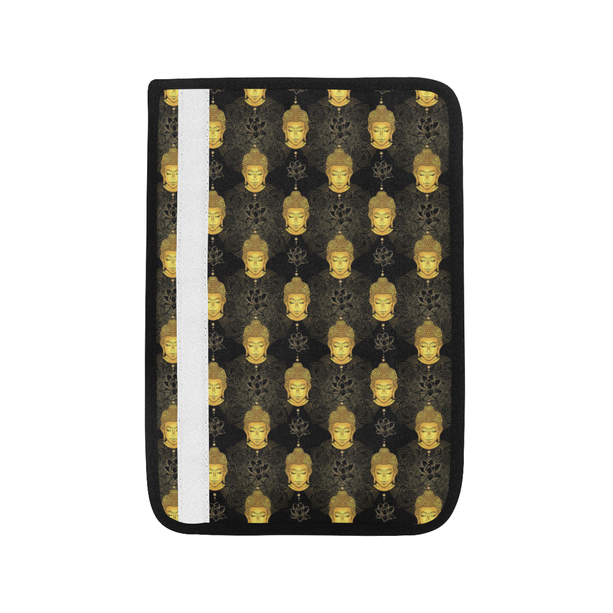 Buddha Pattern Print Design 04 Car Seat Belt Cover