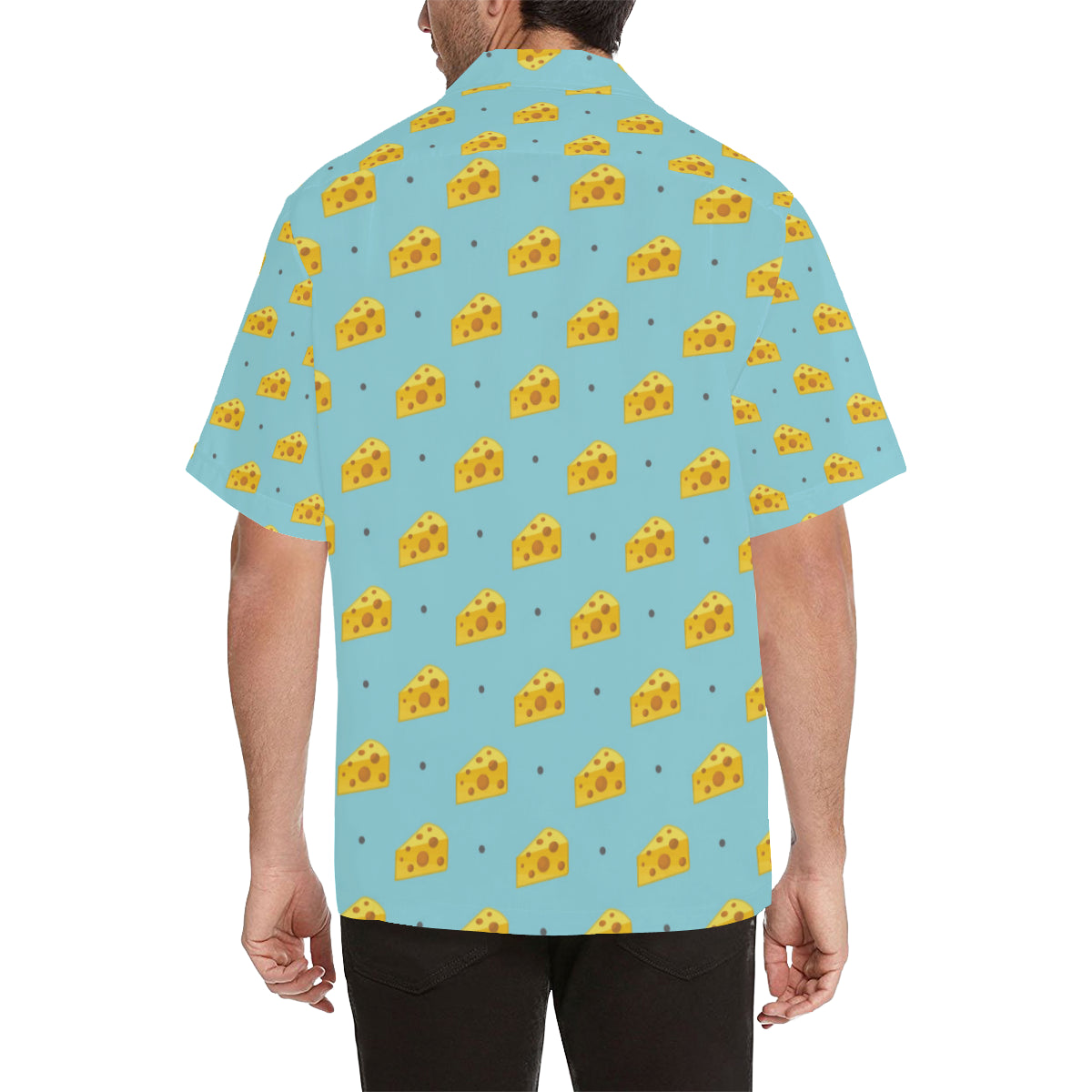 Cheese Pattern Print Design 02 Men's Hawaiian Shirt