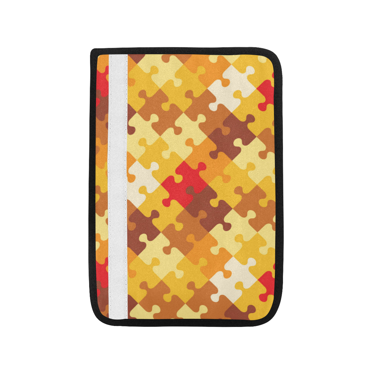 Puzzle Pattern Print Design A01 Car Seat Belt Cover