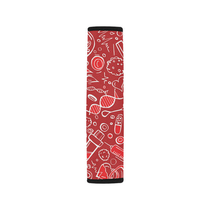 Phlebotomist Pattern Print Design A02 Car Seat Belt Cover
