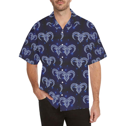 Aries Zodiac Pattern Print Design 01 Men's Hawaiian Shirt