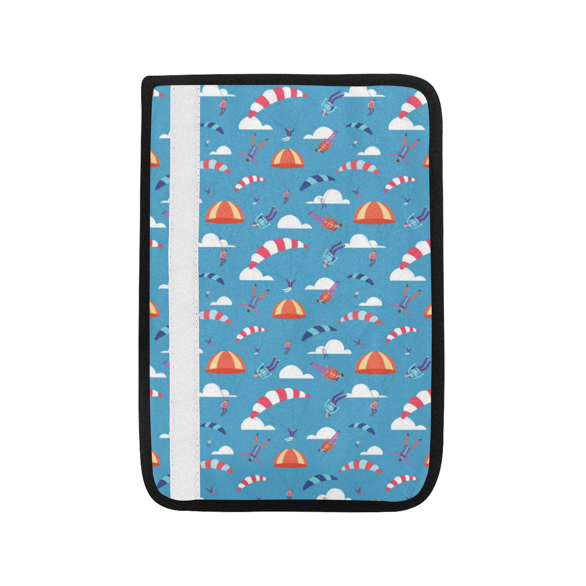 Skydiving Pattern Print Design 03 Car Seat Belt Cover