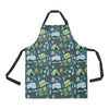 Camping Pattern Print Design 02 Apron with Pocket