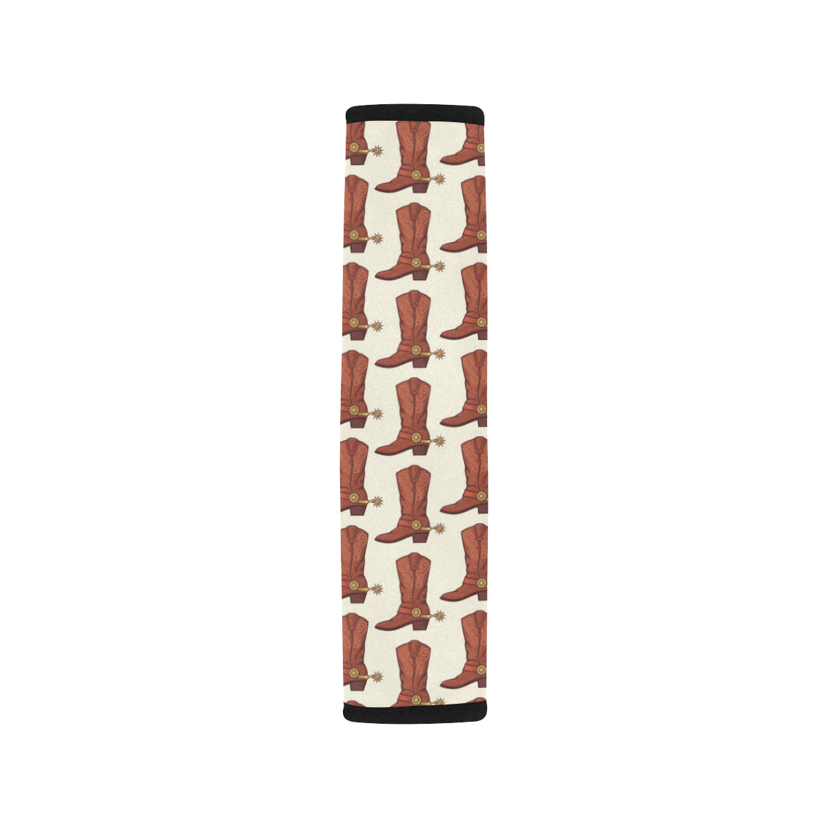 Cowboy Pattern Print Design 06 Car Seat Belt Cover