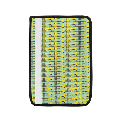 Trumpet Vintage Design Print Car Seat Belt Cover