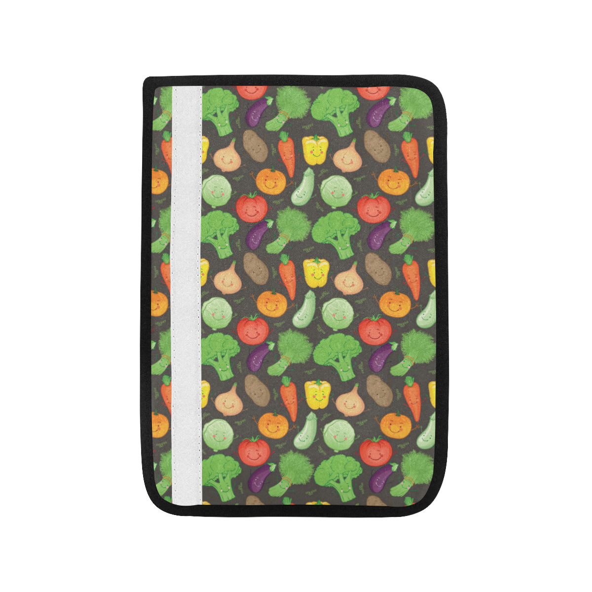 Vegan Funny Themed Design Print Car Seat Belt Cover