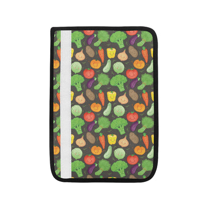 Vegan Funny Themed Design Print Car Seat Belt Cover