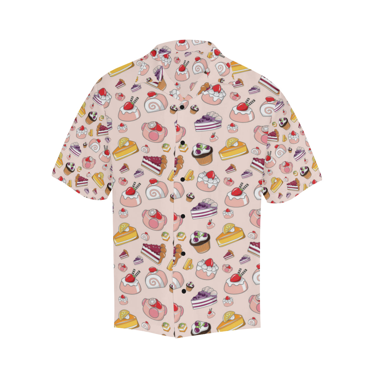 Cake Pattern Print Design 01 Men's Hawaiian Shirt