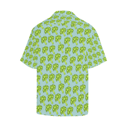 Broccoli Pattern Print Design 02 Men's Hawaiian Shirt