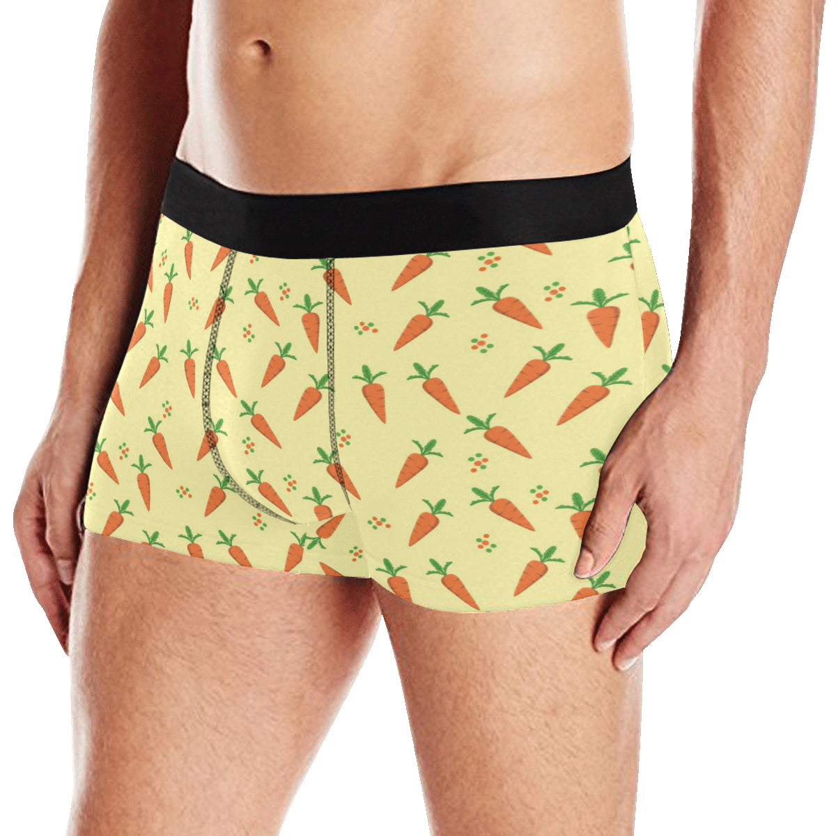 Carrot Pattern Print Design 04 Men's Boxer Briefs