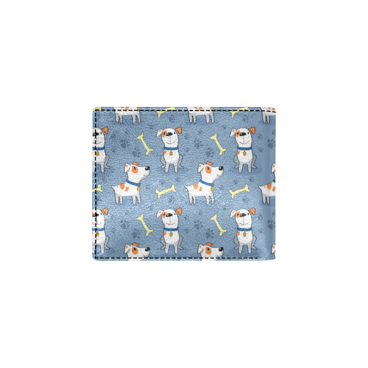 Bull Terriers Pattern Print Design 04 Men's ID Card Wallet