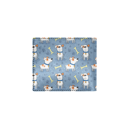 Bull Terriers Pattern Print Design 04 Men's ID Card Wallet