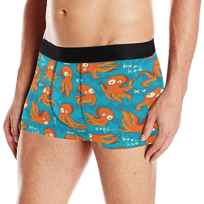 Octopus Pattern Print Design A02 Men's Boxer Briefs