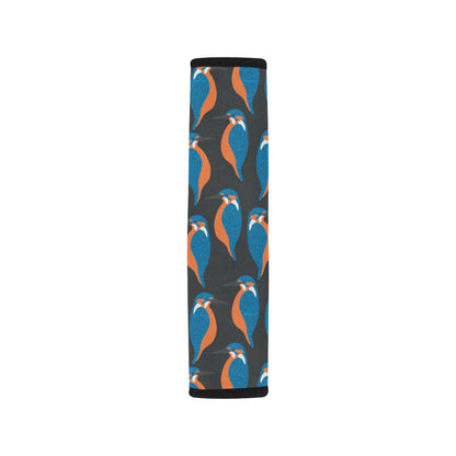 Kingfisher Pattern Print Design 03 Car Seat Belt Cover