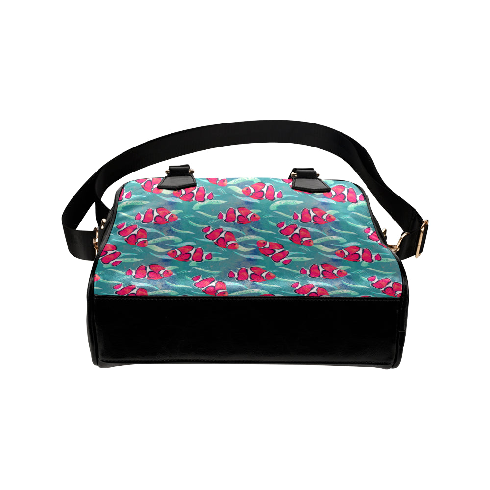 Clownfish Pattern Print Design 02 Shoulder Handbag