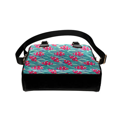 Clownfish Pattern Print Design 02 Shoulder Handbag