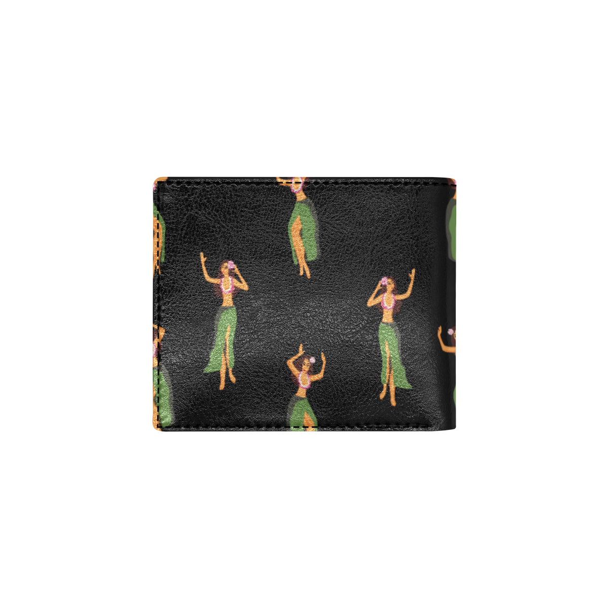 Hula Dancers Girl Pattern Print Design 01 Men's ID Card Wallet