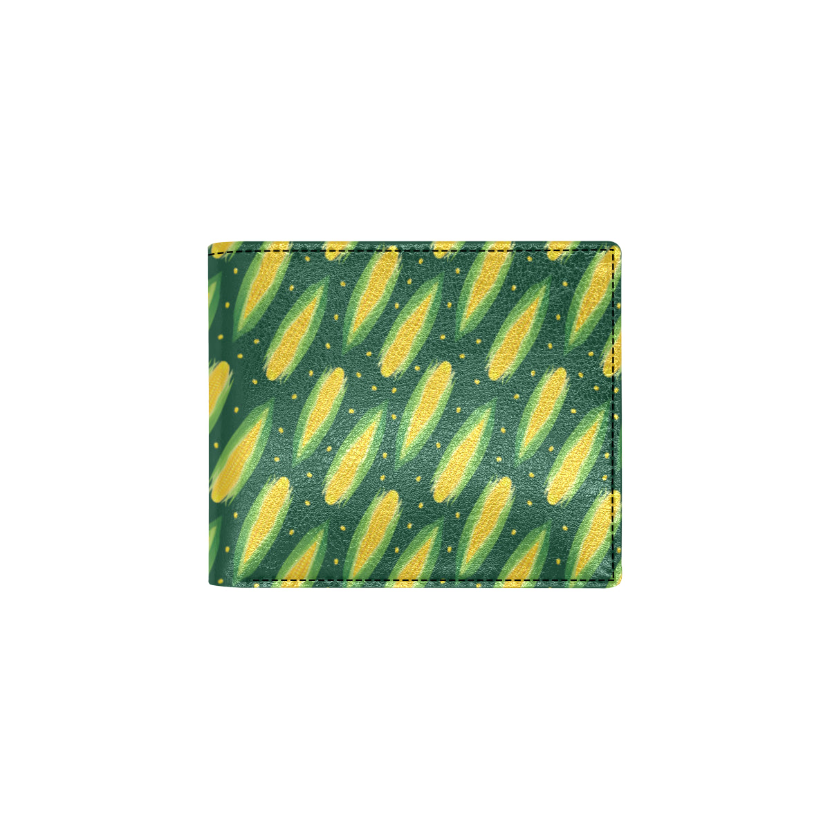 Corn Pattern Print Design 03 Men's ID Card Wallet