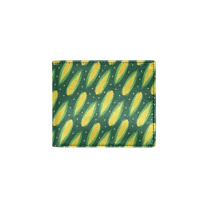 Corn Pattern Print Design 03 Men's ID Card Wallet