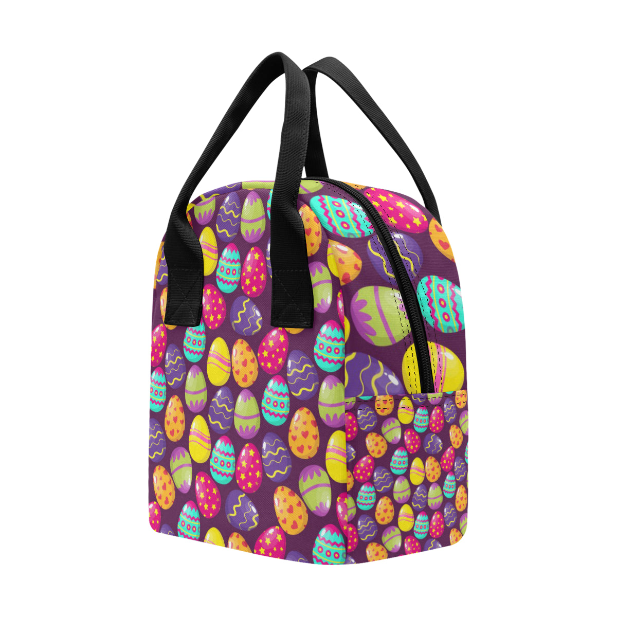 Easter Eggs Pattern Print Design RB04 Insulated Lunch Bag