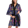 Aztec Pattern Print Design 07 Women's Short Kimono