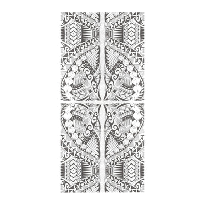 Samoan Style Print Design LKS301 Beach Towel 32" x 71"