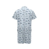 Shark Print Design LKS304 Men's Romper