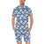 Hibiscus Pattern Print Design HB031 Men's Romper