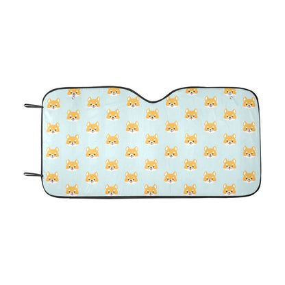 Shiba Inu Print Design LKS301 Car front Windshield Sun Shade
