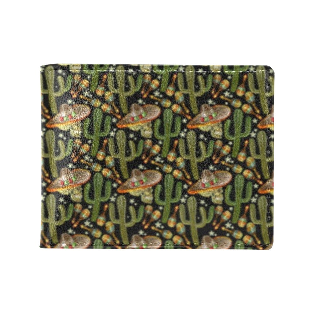Western Style Print Men's ID Card Wallet