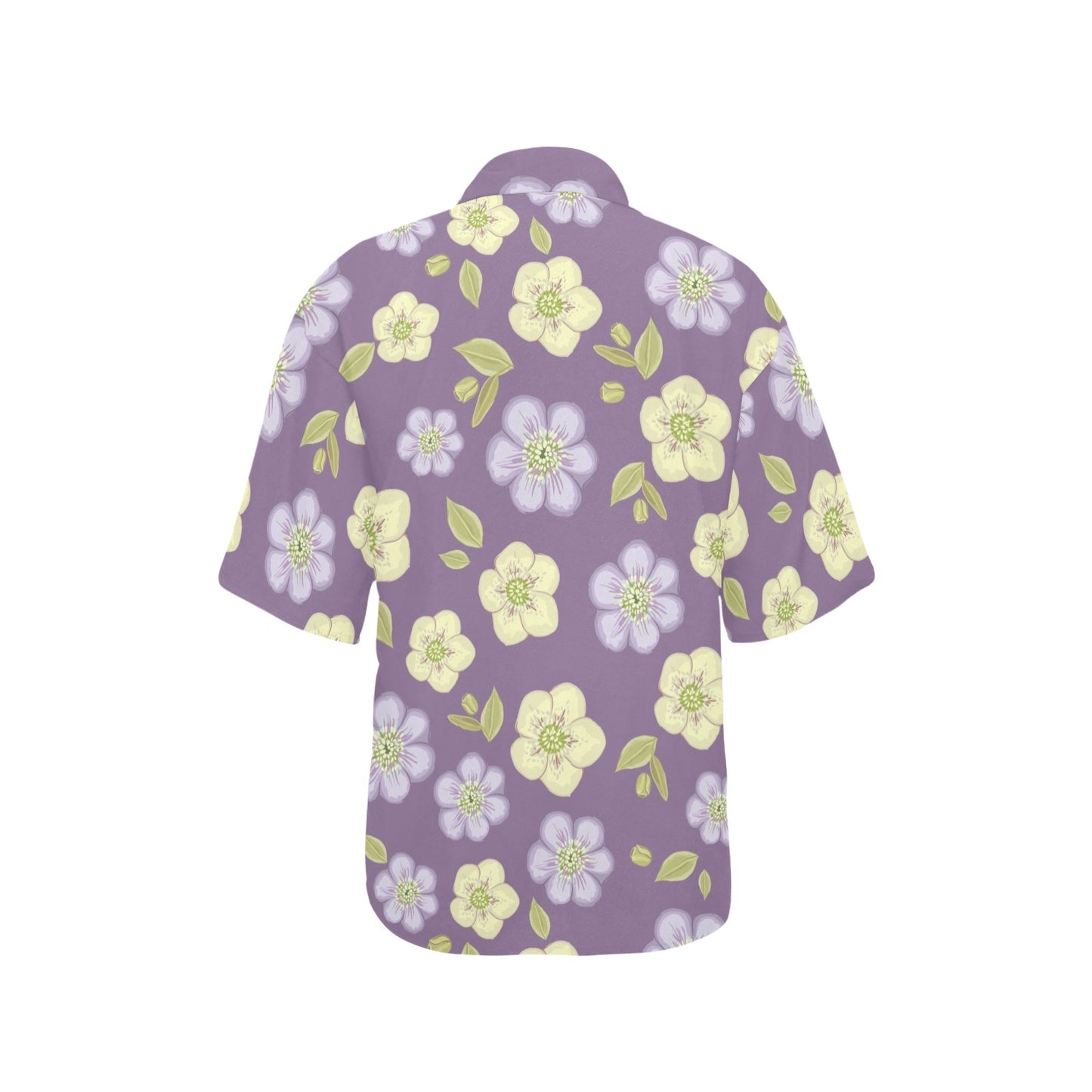Anemone Pattern Print Design AM013 Women's Hawaiian Shirt