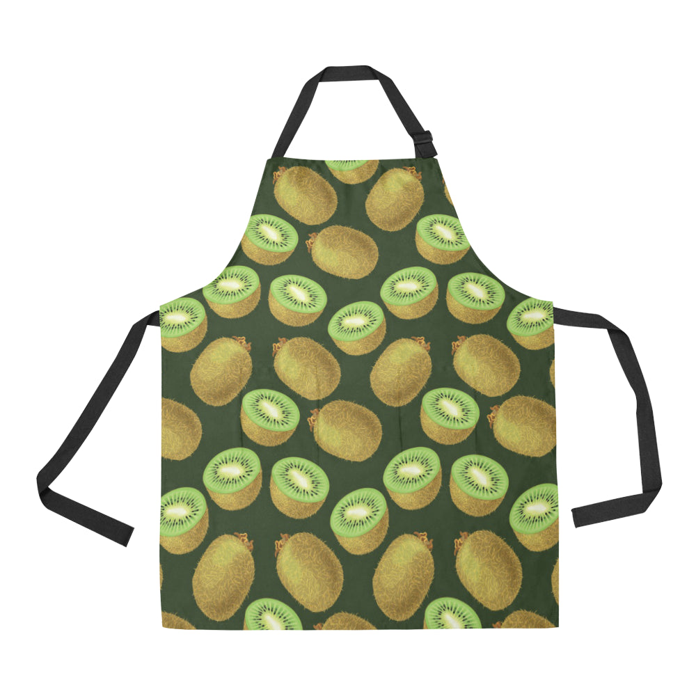 Kiwi Pattern Print Design KW04 Apron with Pocket