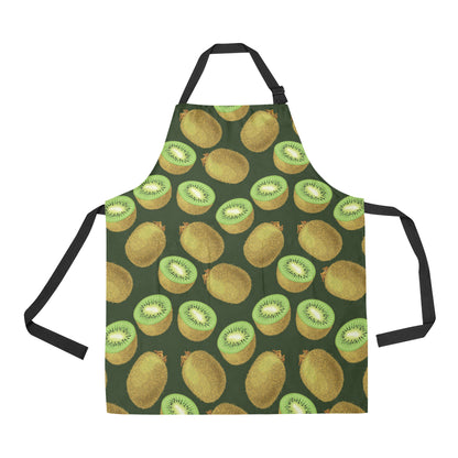 Kiwi Pattern Print Design KW04 Apron with Pocket