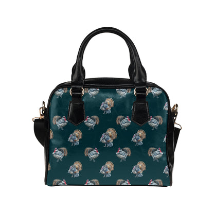 Turkey Pattern Print Design 03 Shoulder Handbag