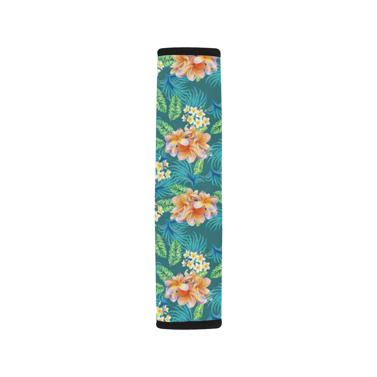 Plumeria Tropical Flower Design Print Car Seat Belt Cover