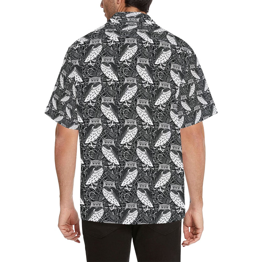 Tribal Pattern Print Design LKS308 Men's Hawaiian Shirt
