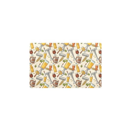 Beer Pattern Print Design 05 Kitchen Mat