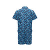 Butterfly Pattern Print Design 03 Men's Romper