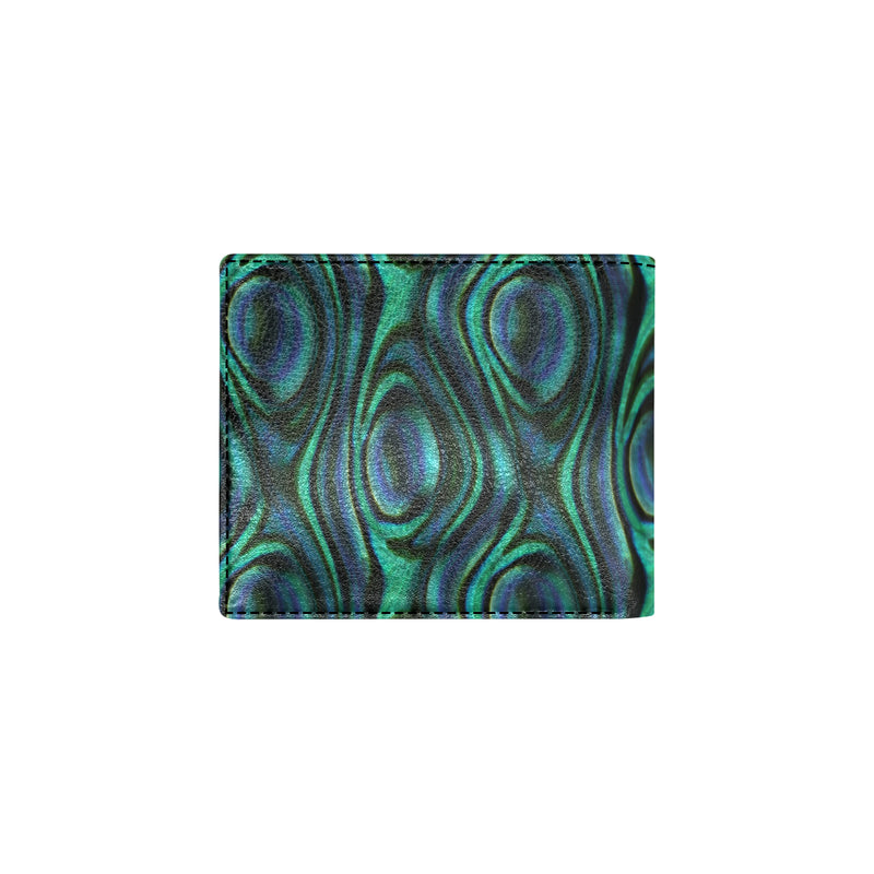 Abalone Pattern Print Design 01 Men's ID Card Wallet