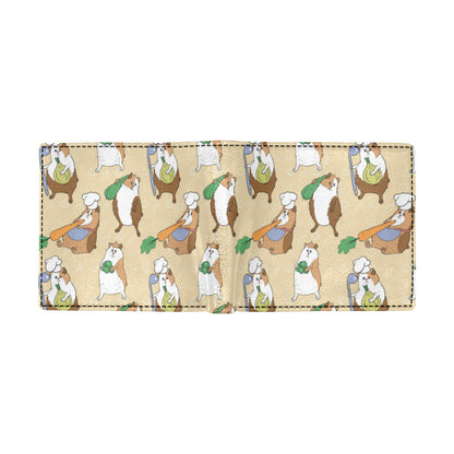 Guinea Pig Pattern Print Design 03 Men's ID Card Wallet