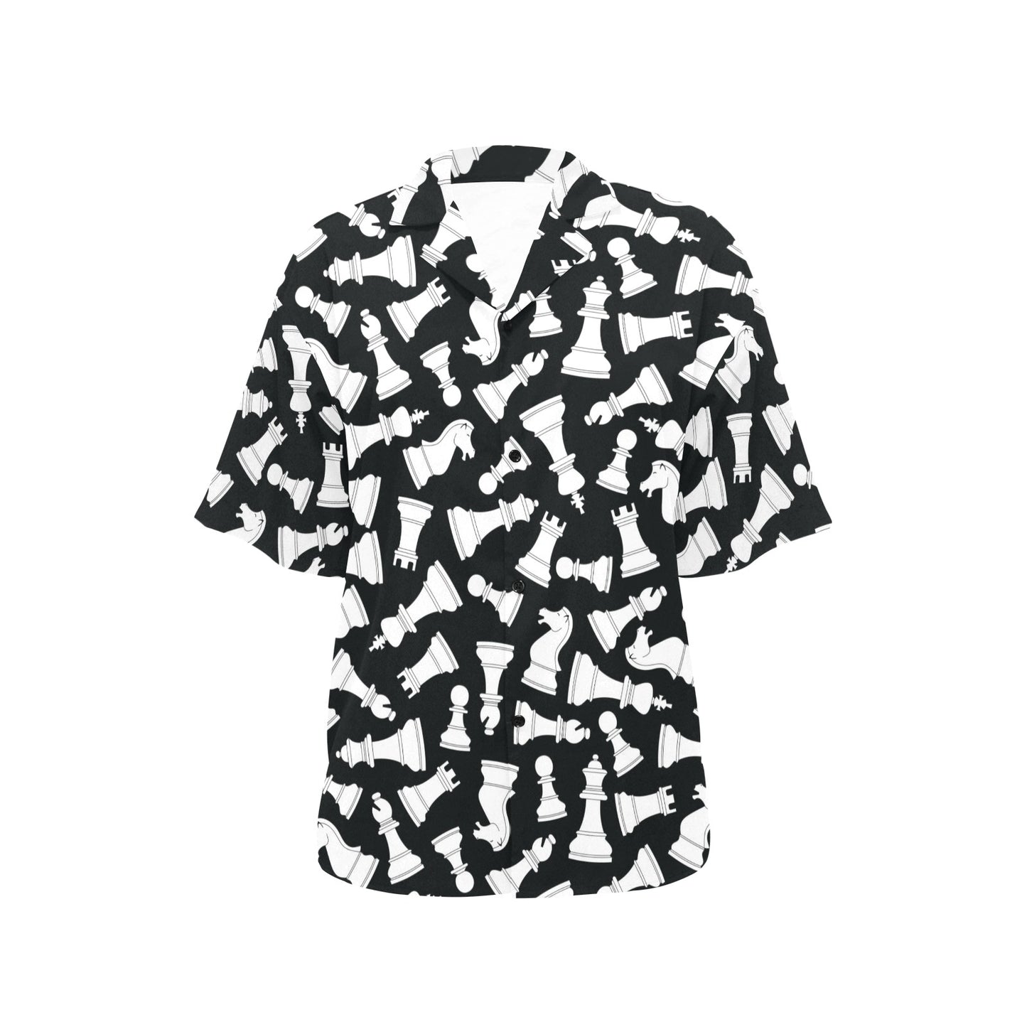 Chess Pattern Print Design 01 Women's Hawaiian Shirt