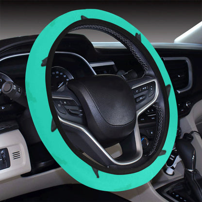 Shark Fin Pattern Steering Wheel Cover with Elastic Edge