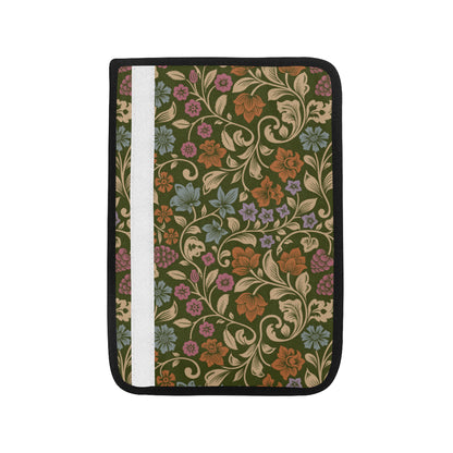 Floral Vintage Print Pattern Car Seat Belt Cover