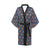 Campfire Pattern Print Design 02 Women's Short Kimono